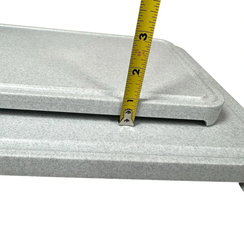 Cutco #124 & #126 Cutting Boards Set Of 2 Gray Prep Boards Non-Slip Feet USA